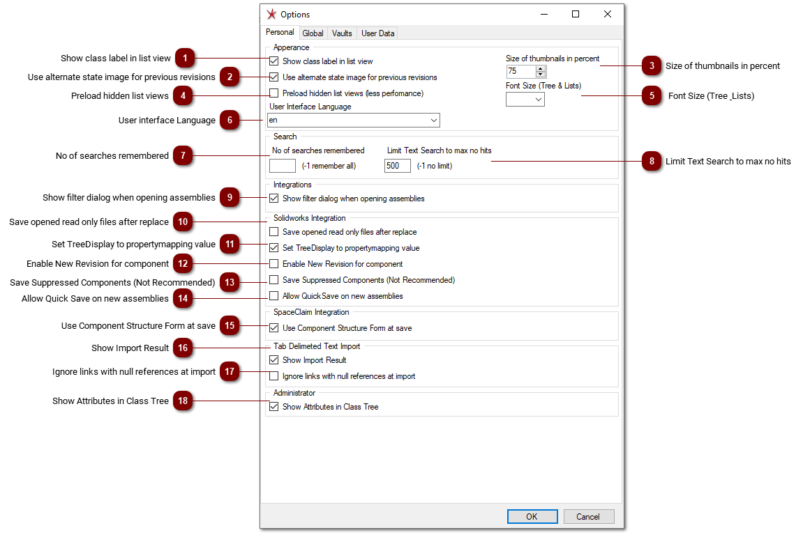 2.5 User Options 