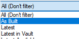 1. Filter - Drop Down