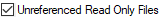 2. Unreferenced Read Only Files